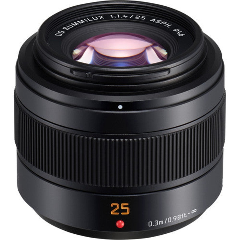 Panasonic Leica DG Summilux 25mm f/1.4 II ASPH. Lens Black