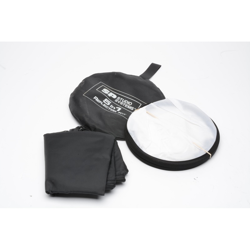 SP Studio Systems Collapsible 22-Inch 5 in 1 Reflector Kit, Nice & Clean