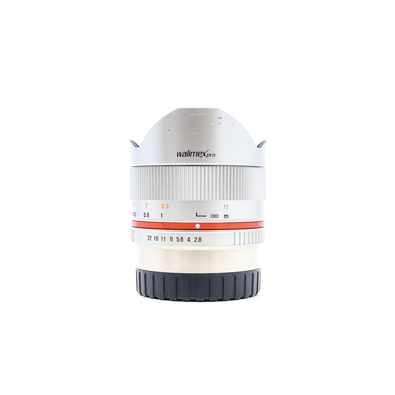 Walimex Pro 8mm f/2.8 UMC Fisheye II – Fujifilm X Fit