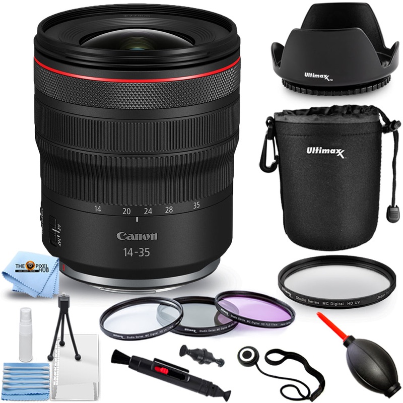 Canon RF 14-35mm f/4L IS USM Lens 4857C002 – 10PC Accessory Bundle