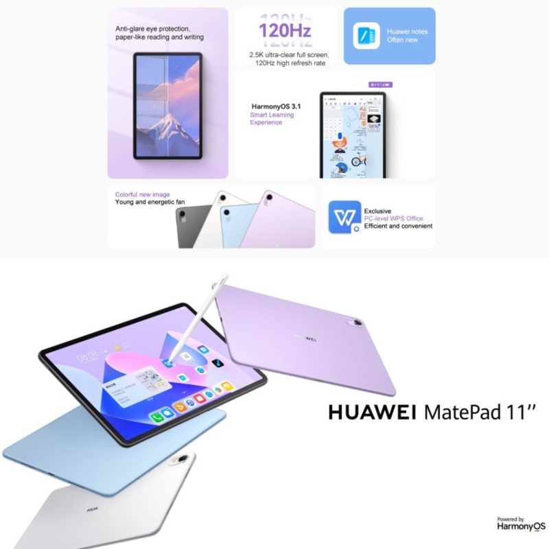 Huawei MatePad 2023 DBR-W00 Wifi Full HD+ Screen 11.0 inch 8GB+128GB (China Version) Black