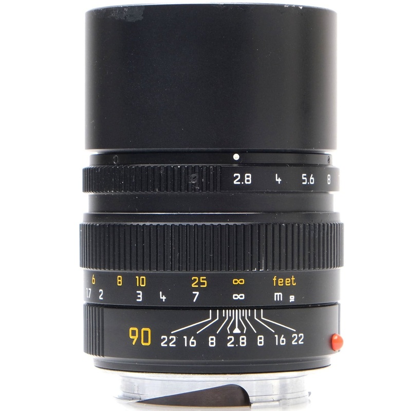 Leica 90mm f2.8 Elmarit-M, Black 3856812