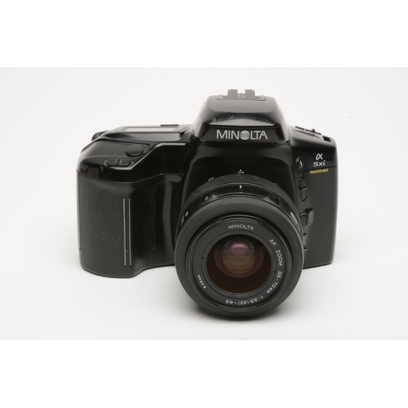 Minolta 5xi 35mm SLR w/AF 35-70mm f3.5-4.5 zoom lens, boxed, tested, great!
