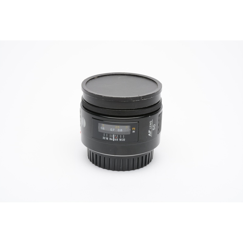 Minolta Maxxum 50mm F1.7 AF Lens, caps, sharp, nice prime lens! Sony A