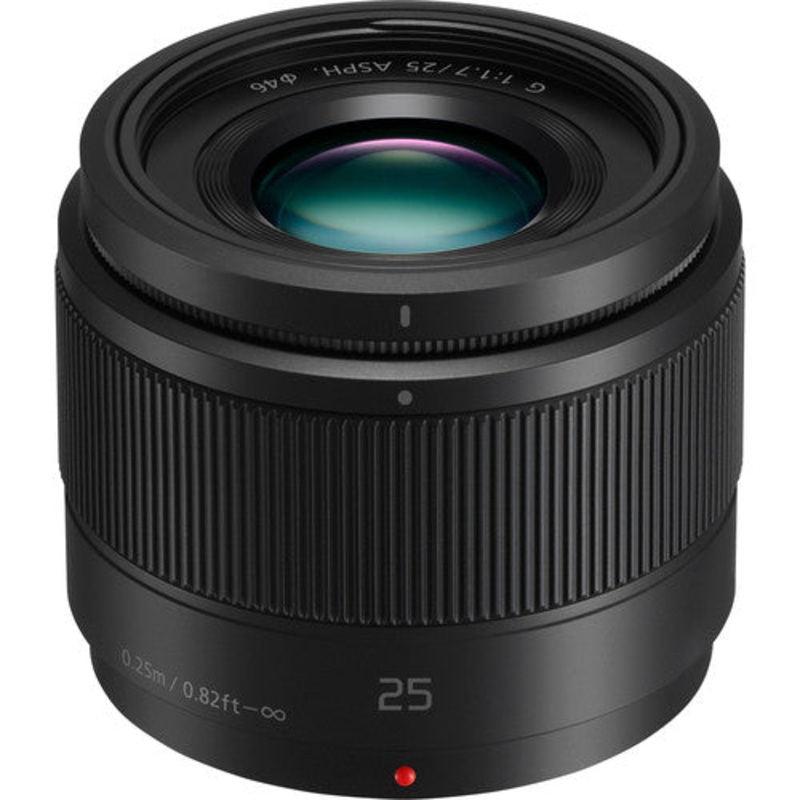 Panasonic Lumix G 25mm f/1.7 ASPH. Lens Black Retail Box