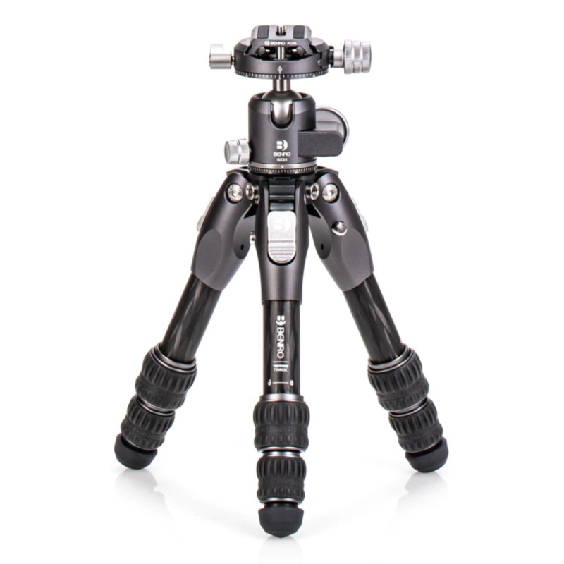 Benro Tortoise Columnless Tripod #0 Carbon Fiber TTOR03C+GX25 head 3 sections
