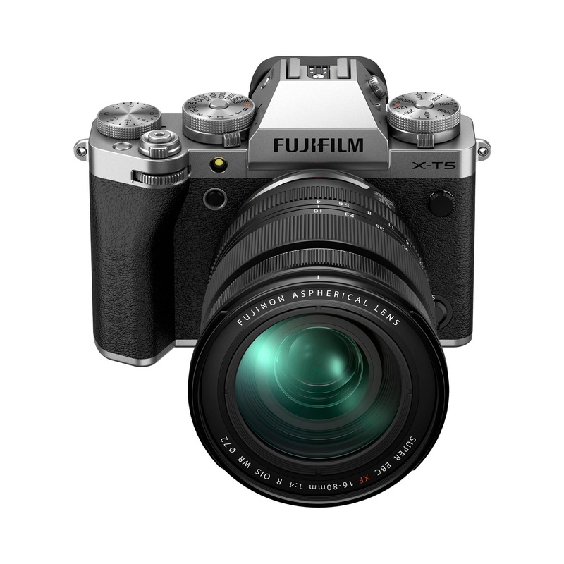 Cmara Fujifilm X-T5 Mirrorless con Lente XF 18-55mm f/2.8-4 R LM OIS Plata