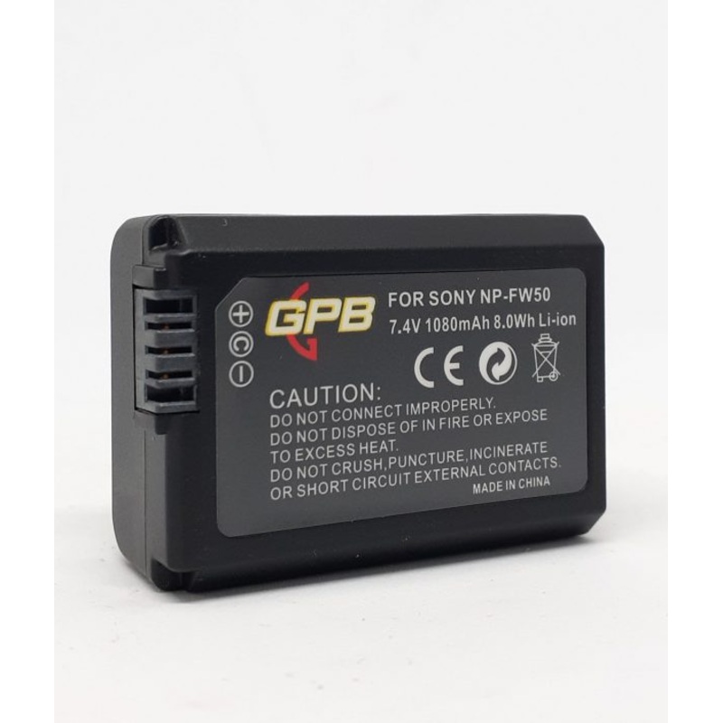 GPB Rechargeable Battery for Sony NP-FW50