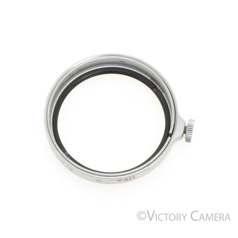 Leica Chrome Clamp-On UVa Filter FIOLA  [EXC+]