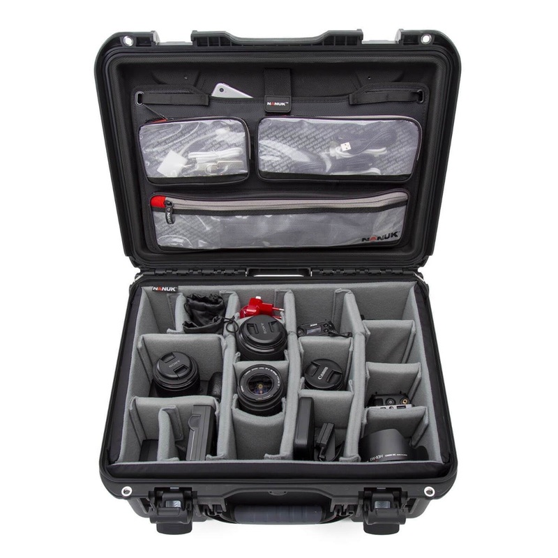 NANUK 933 PRO PHOTO KIT Protective Case w/Lid Organiser & Padded Dividers – NAN-933S-060BK-0A0 BLACK