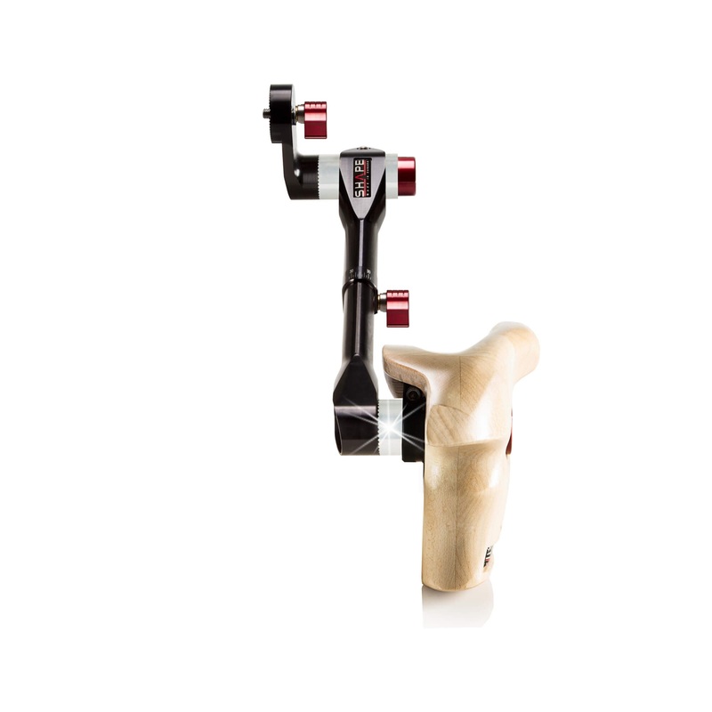 Poignes gauche tlescopiques en bois Arri rosette