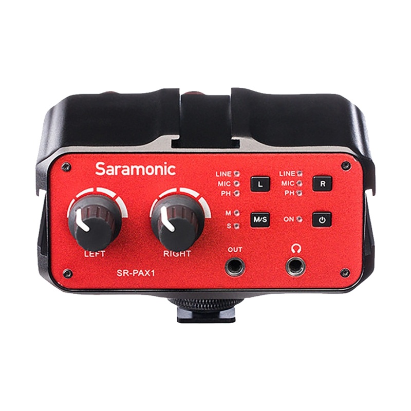 Saramonic SR-PAX1 Two-Channel Audio Mixer, Preamp, Microphone Adapter
