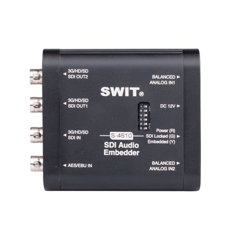 SWIT S-4610 SDI AUDIO EMBEDDER
