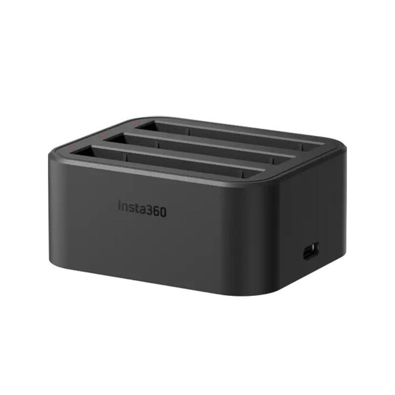Cargador de Batera Triple para Cmara Insta360 X3 Carga rpida