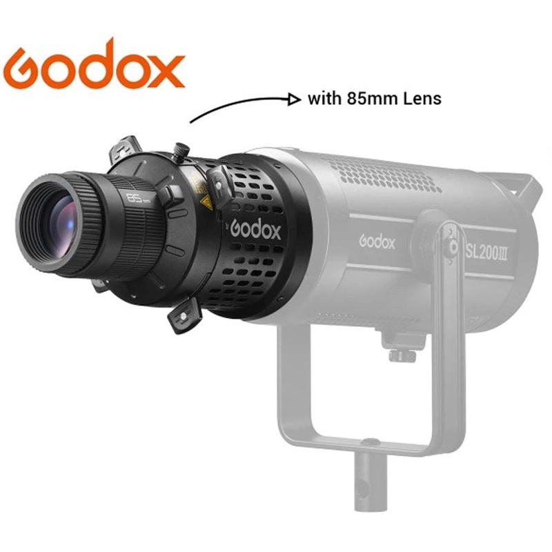 Godox BFP Flash Projection Attachment Kit for Bowens Mount (with 85mm Lens)