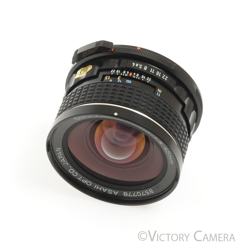 Pentax 67 6×7 45mm f4 Wide Angle Lens w/ Case [MINT-]