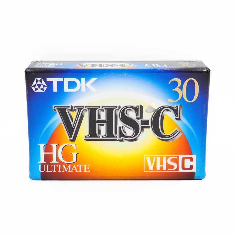 TDK VHS-C 30 Minute Video Cassette Tape – HG30