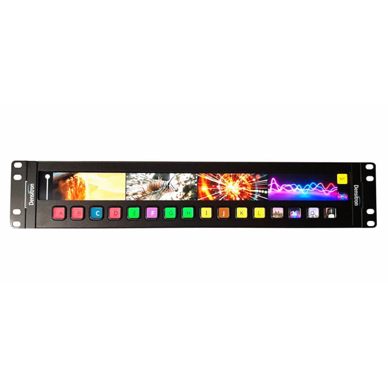 DENSITRON UReady 2U Monitor 2U 19inch Rack Mount TFT Display with Capacitive Touch for Broadcast Applications – DEN-DM-163BD