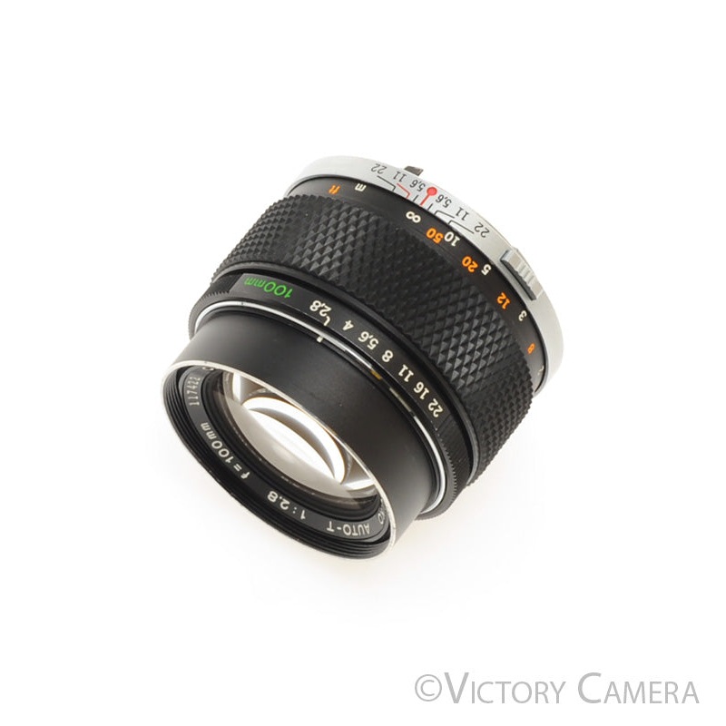Olympus OM 100mm f2.8 E.Zuiko Telephoto Portrait Prime Lens [EXC-]