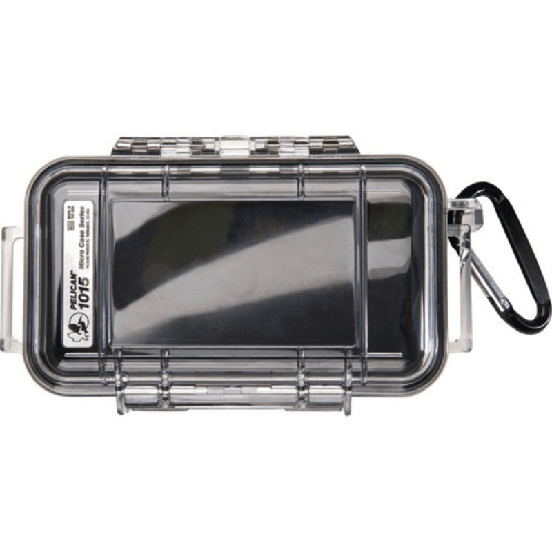 Pelican 1015 Micro Case (Clear/Black)