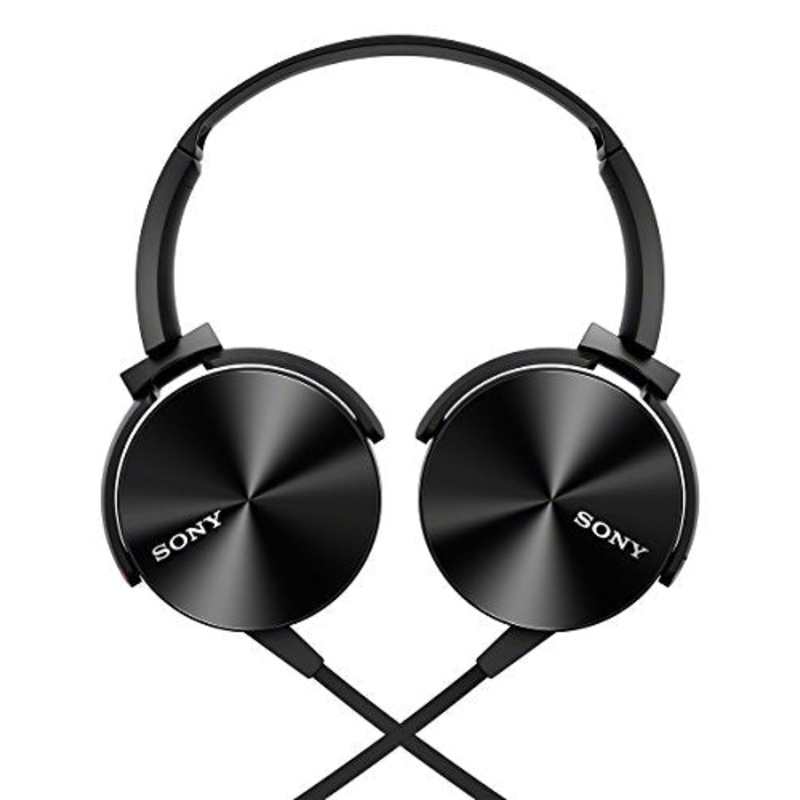 Sony MDR-XB450AP EXTRA BASS Headphones (Black) NEW 4905524987553 MDRXB450AP/B