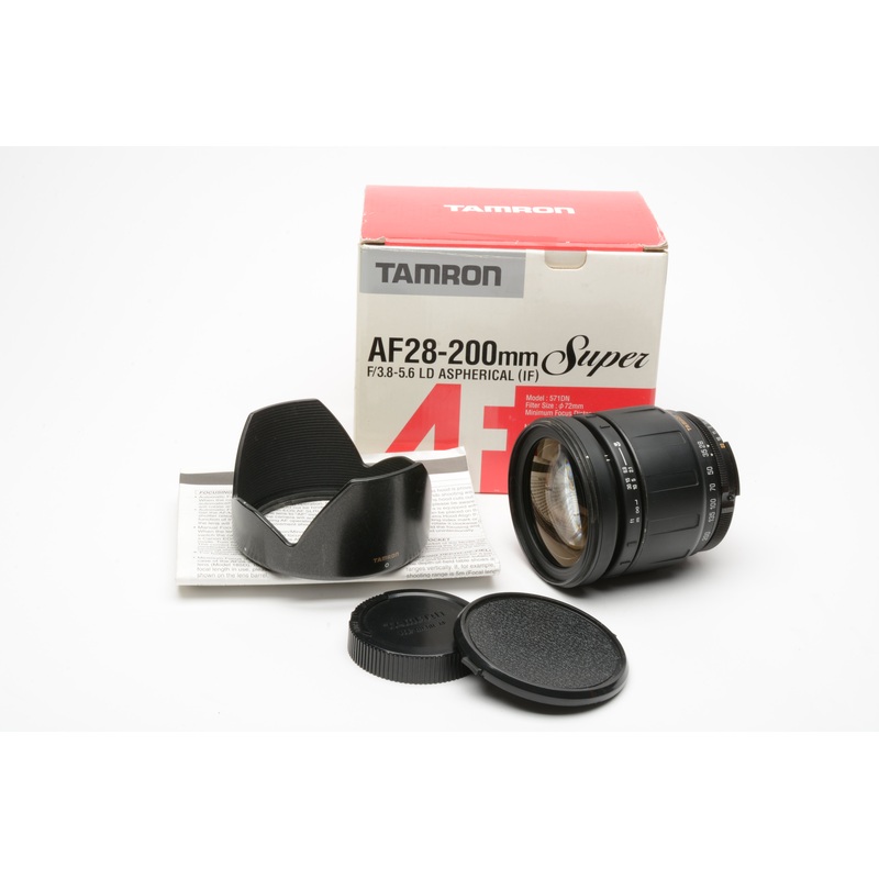 Tamron AF 28-200mm Super f3.8-5.8 LD AF Aspherical IF for Nikon F Mount, Boxed