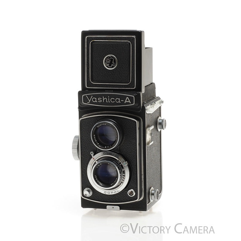 Yashica-A TLR Twin Lens Reflex Camera w/ 80mm F3.5 Yashimar [EXC]