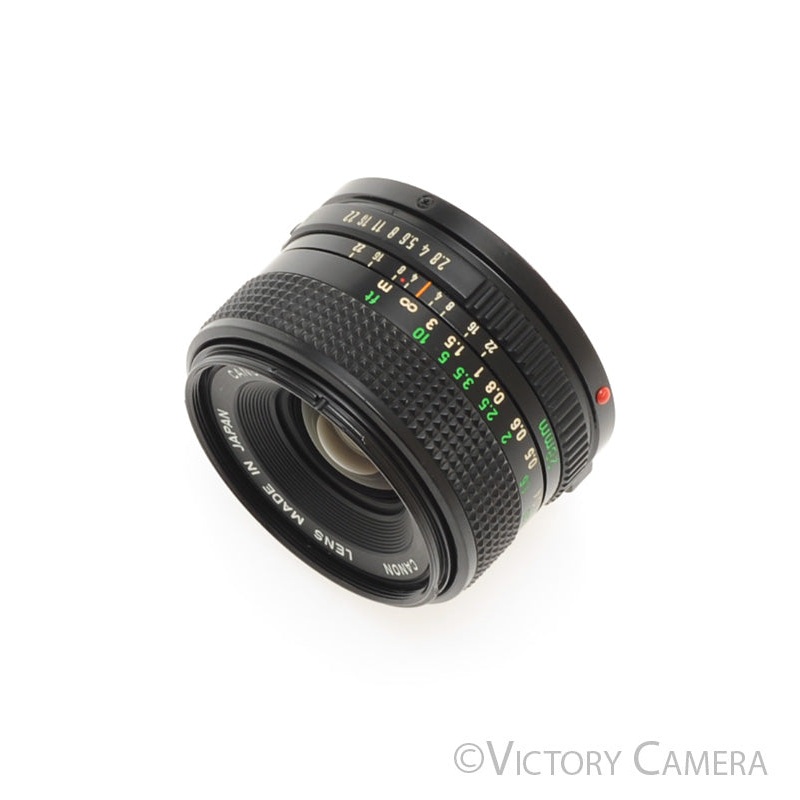 Canon FD 28mm f2.8 (late version) Manual Focus Wide Angle Lens [EXC+]