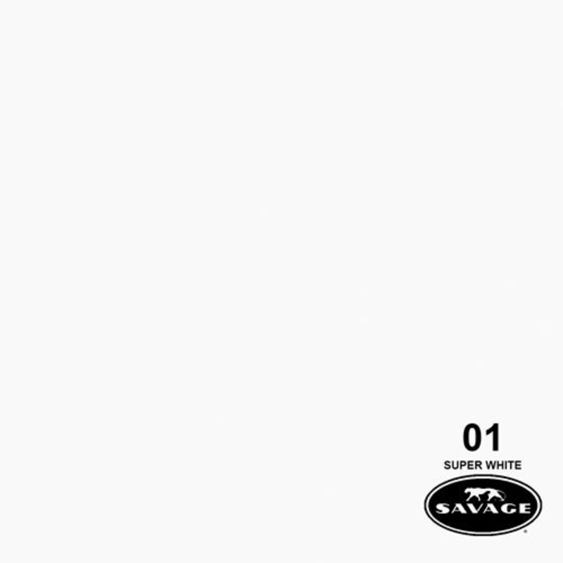Ciclorama de Papel Super White #01 Savage 1.35x11m