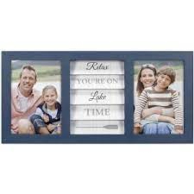 Malden International Designs 20289-257 2-Op 5X7 Lake Shutter, Dark Blue