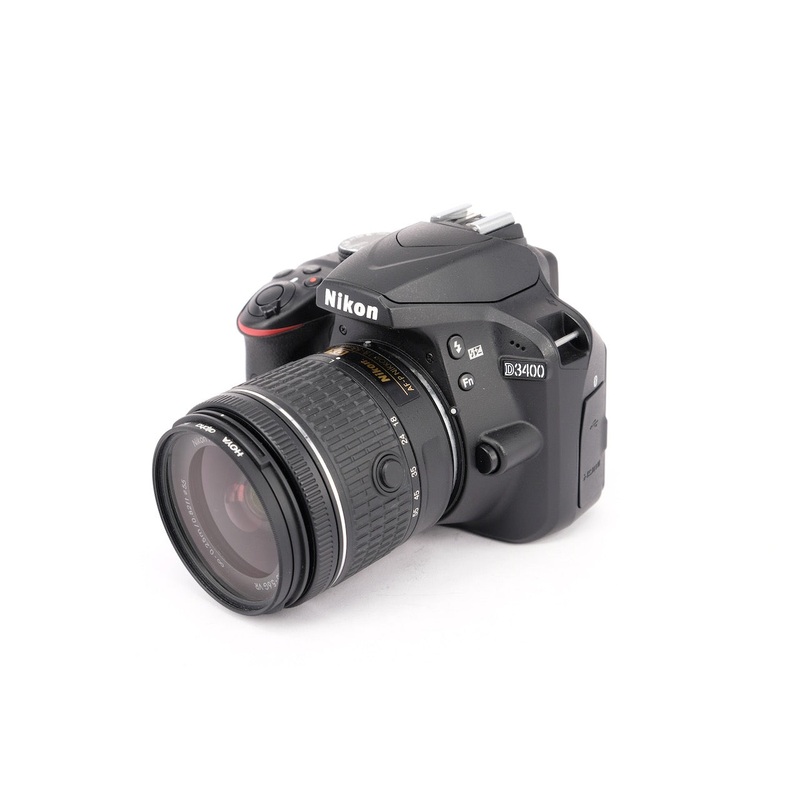 Used Nikon D3400 + AF-P 18-55mm VR Digital SLR Camera