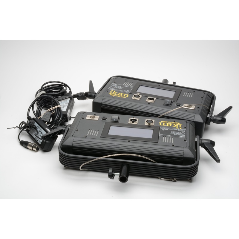 2X Ikan IDMX500 Led lights w/Power cords, Tested, Great!