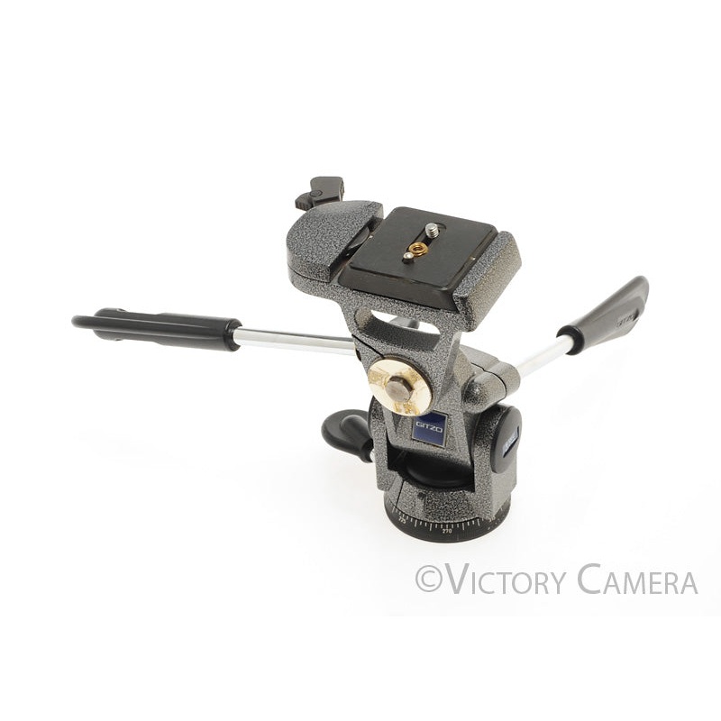 Gitzo G1372 G 1372 3 Way Tripod Head w/ Two QR Plates [EXC]