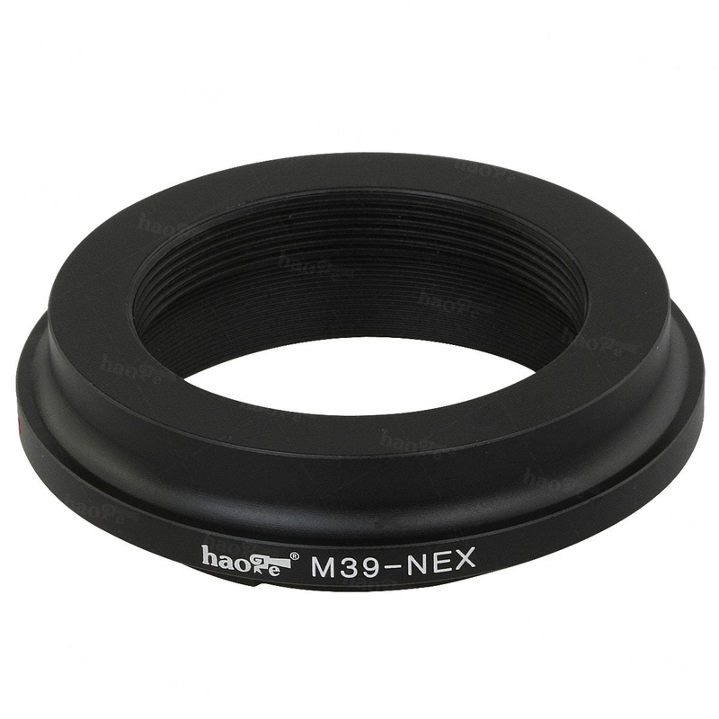Haoge Lens Mount Adapter for 39mm M39 Mount Lens to Sony E-mount NEX Camera such as NEX-3, NEX-5, NEX-5N, NEX-7, NEX-7N, NEX-C3, NEX-F3, a6300, a6000, a5000, a3500, a3000, NEX-VG10, VG20