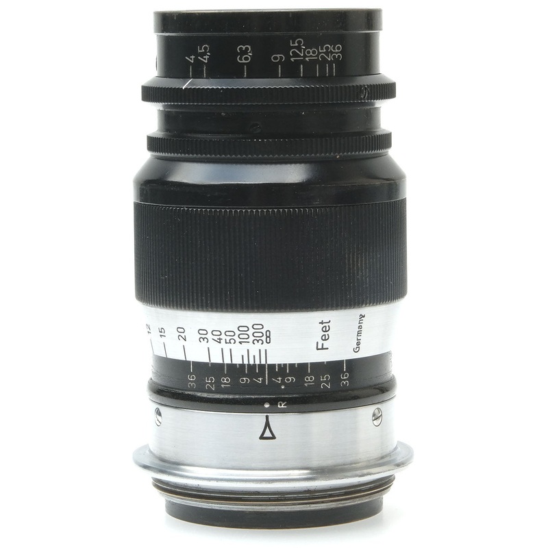 Leica 9cm f4 Elmar Black/Chrome 412750