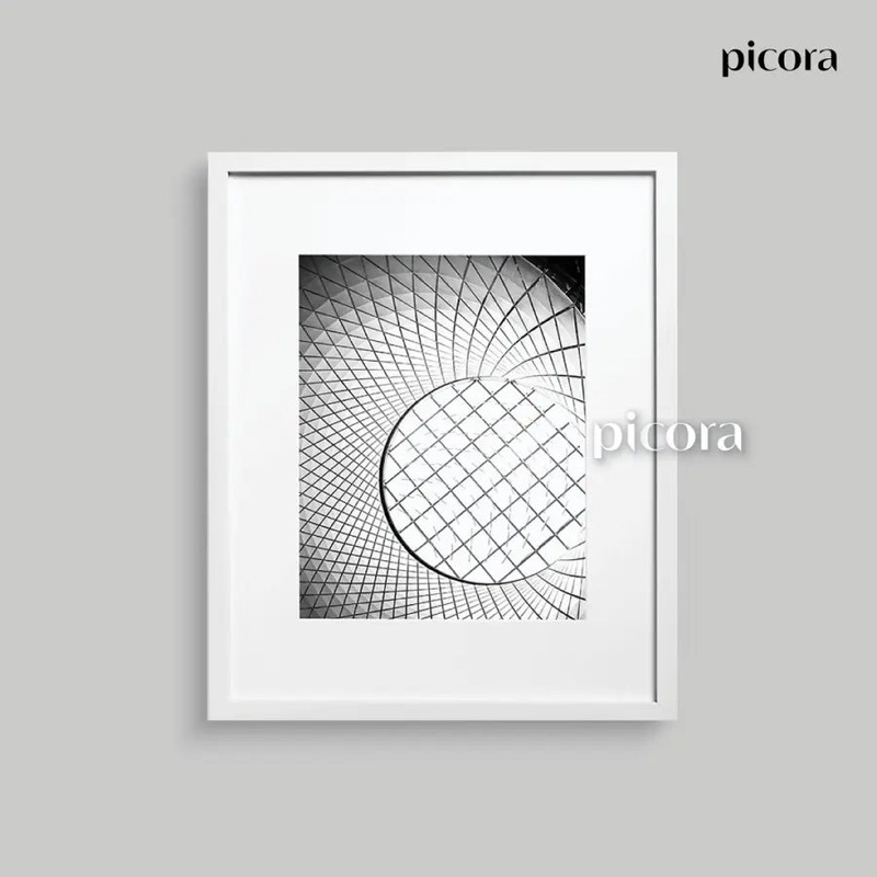 Picora Arte Wall Frame 16R matted to 11R White