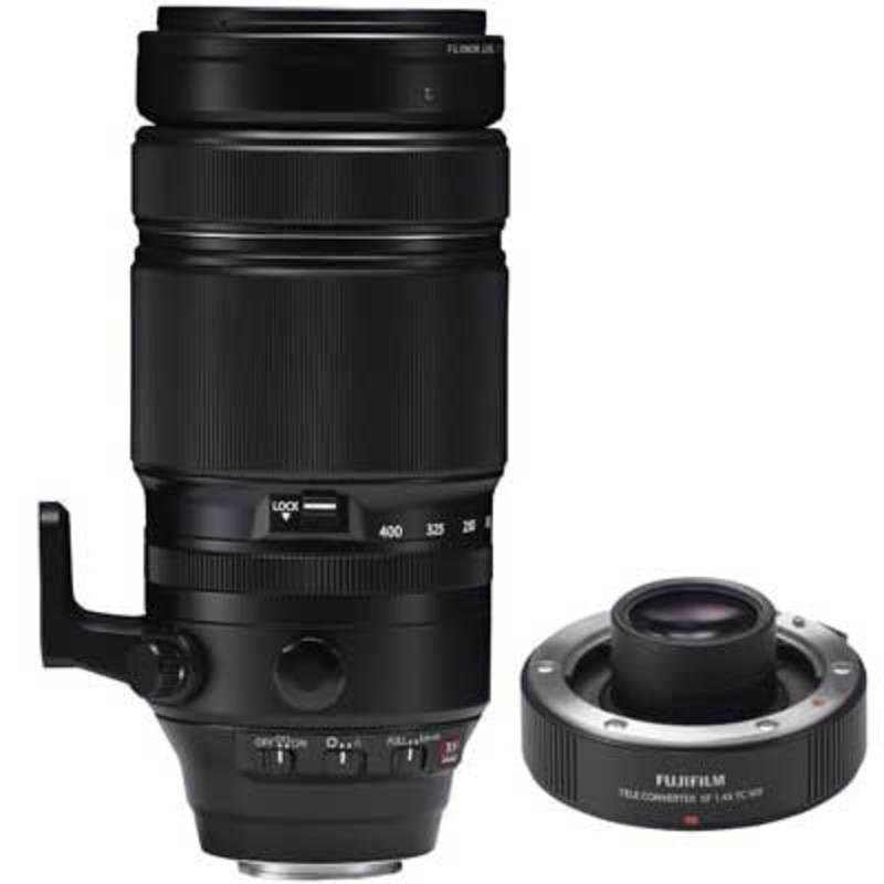 Fujifilm Fujinon 100-400mm f4.5-5.6 R LM OIS WR Lens with 1.4X Teleconverter