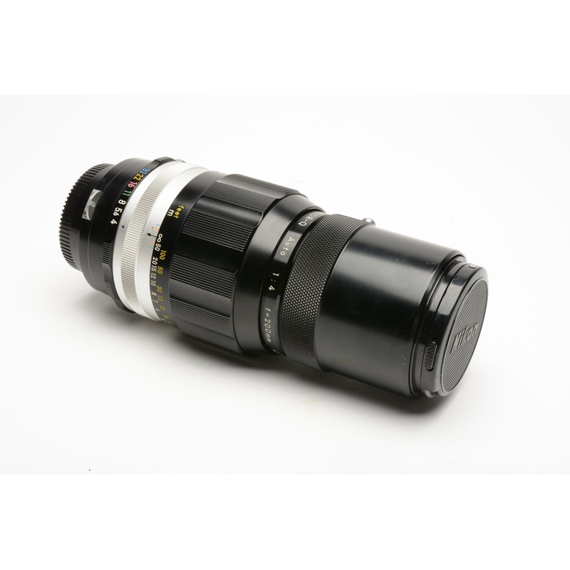 Nikon Nikkor-Q 200mm f4 Non-AI, Great condition, clean and nice  +Caps