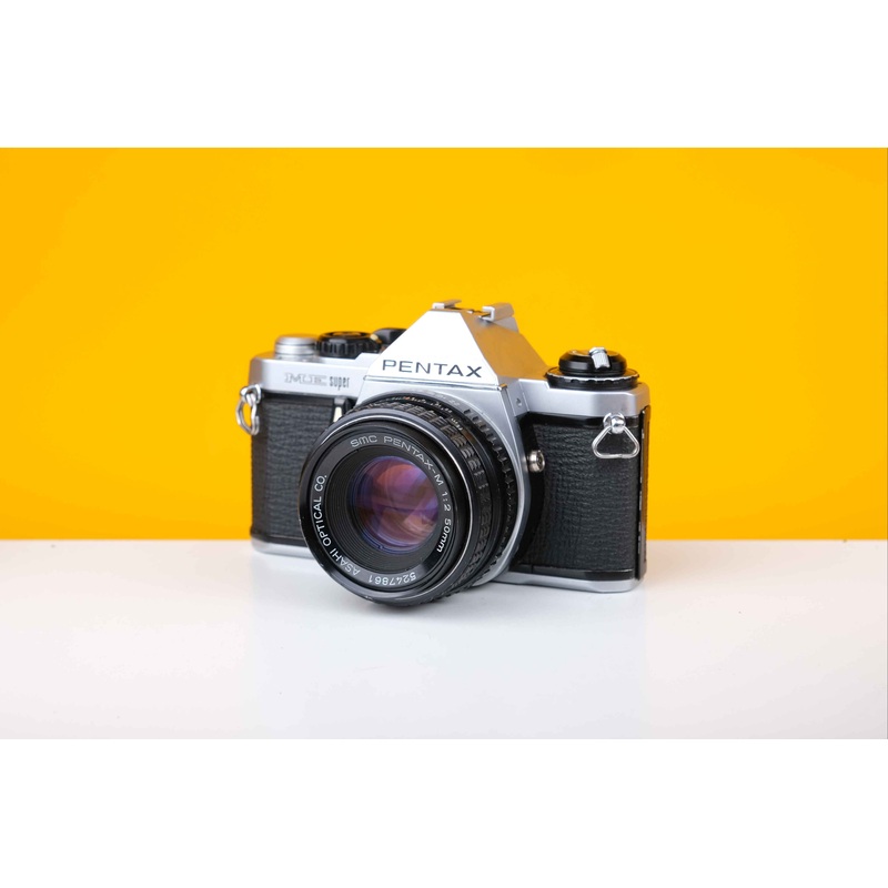 Pentax ME Super 35mm Film Camera with SMC Pentax-M 50mm f/2 Lens