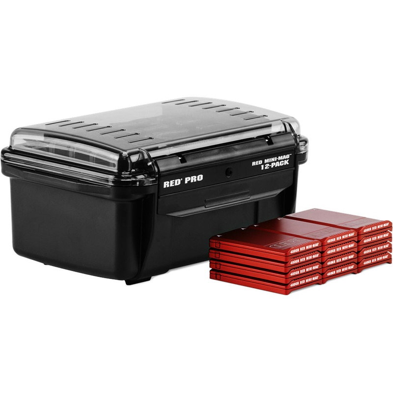 RED DIGITAL CINEMA MINI-MAG 12-PACK (2 SIZES) 480GB