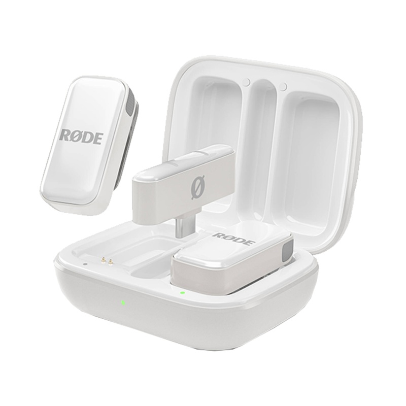 Rode Wireless Micro 2-Person Ultracompact Wireless Microphone System with USB-C Connector (2.4 GHz, White)