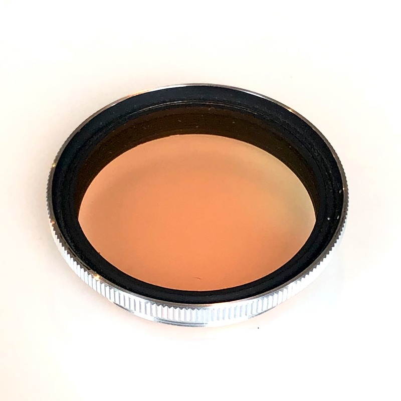 E. Leitz NY A (Tungsten) filter for Summitar (edge fade)