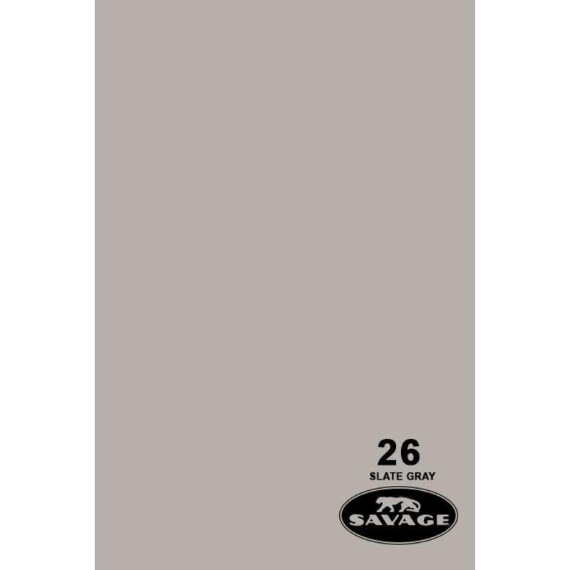 Savage Widetone Seamless Background Paper (#26 Slate Gray, 9ft x 36ft)