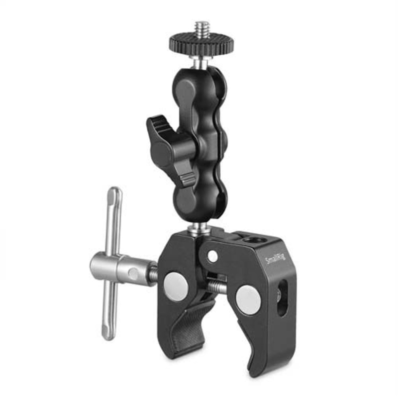 SmallRig Multi-Functional Crab-Shaped Clamp with Ballhead Magic Arm