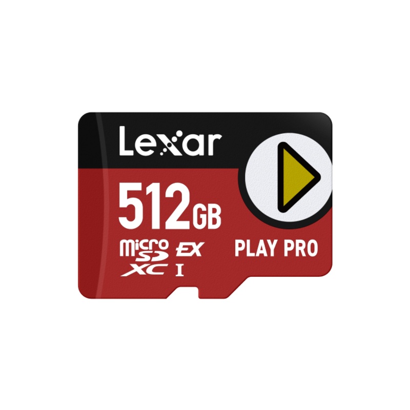 512GB microSDXC PLAY Pro Express 900MB/s Read & 600MB/s Write