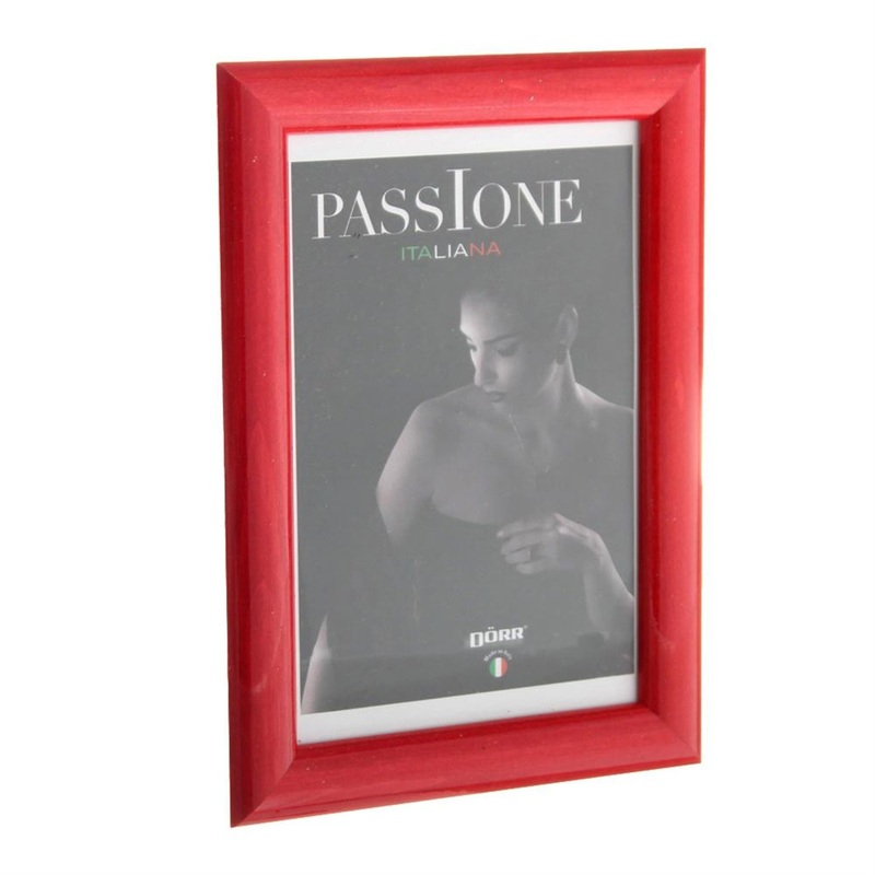 Dorr Guidi Glossy Red Wooden 8×6 Photo Frame