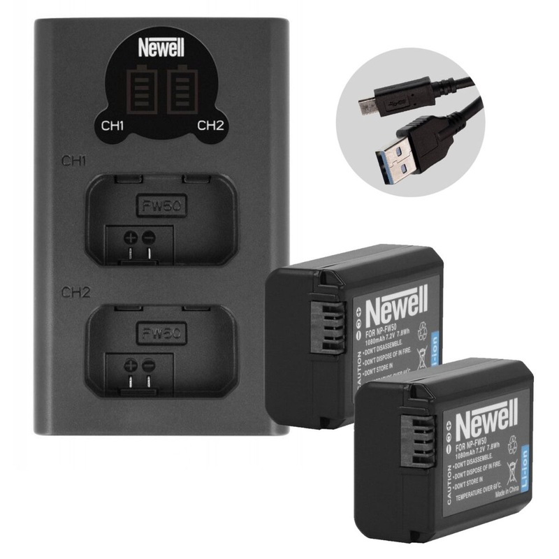 Newell Xtra Power Set XL NP-FW50 Charger Kit