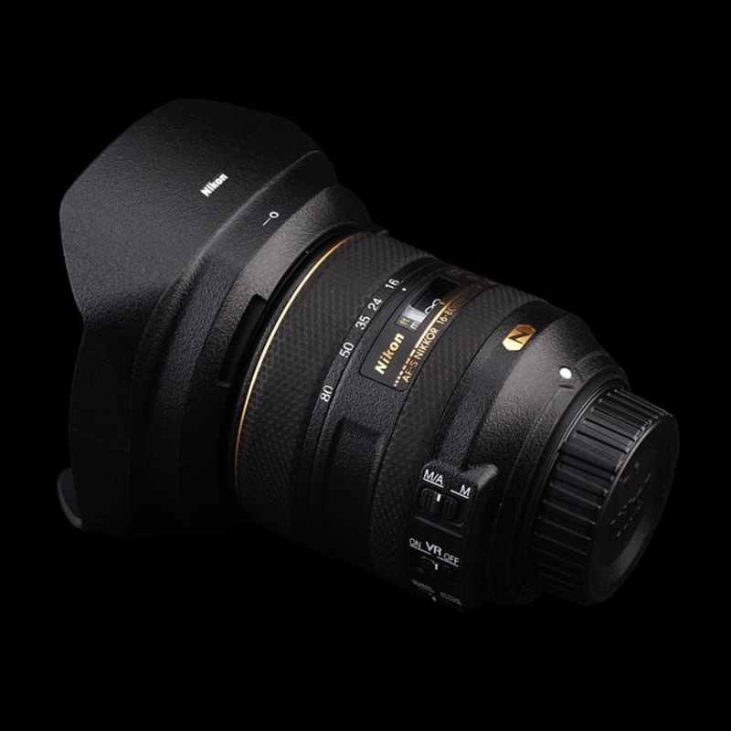 NIKON AF-S DX 16-80mm F2.8-4E ED VR Lens Skin Brushed Black