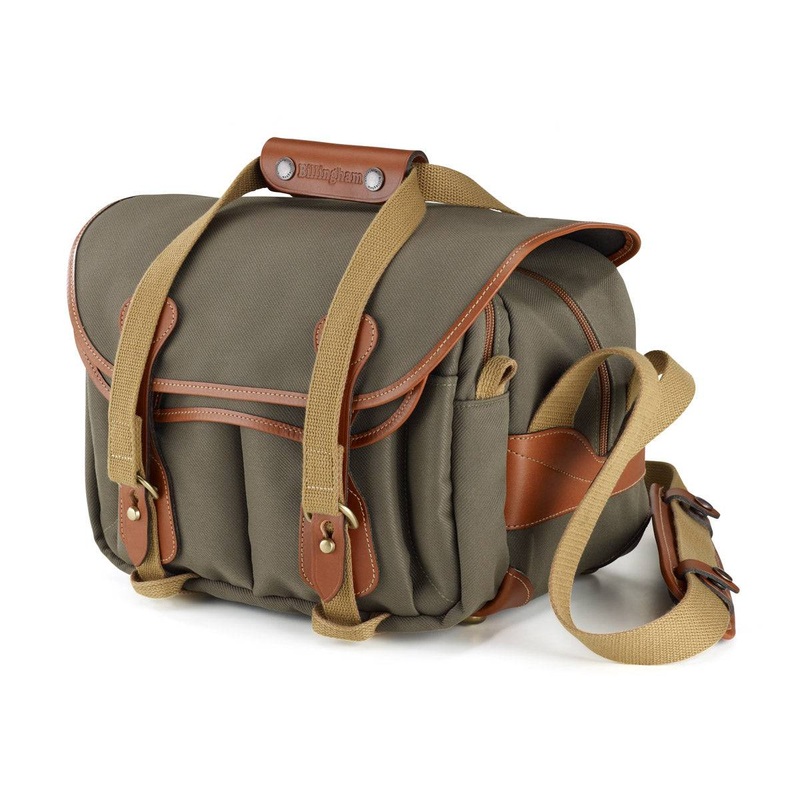 Billingham 225 Camera Bag Sage Fibernyte/ Tan Leather