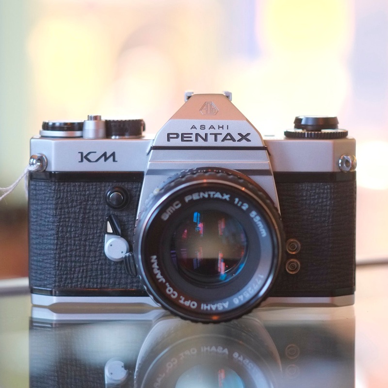 Pentax KM with 55mm f2 SMC Pentax